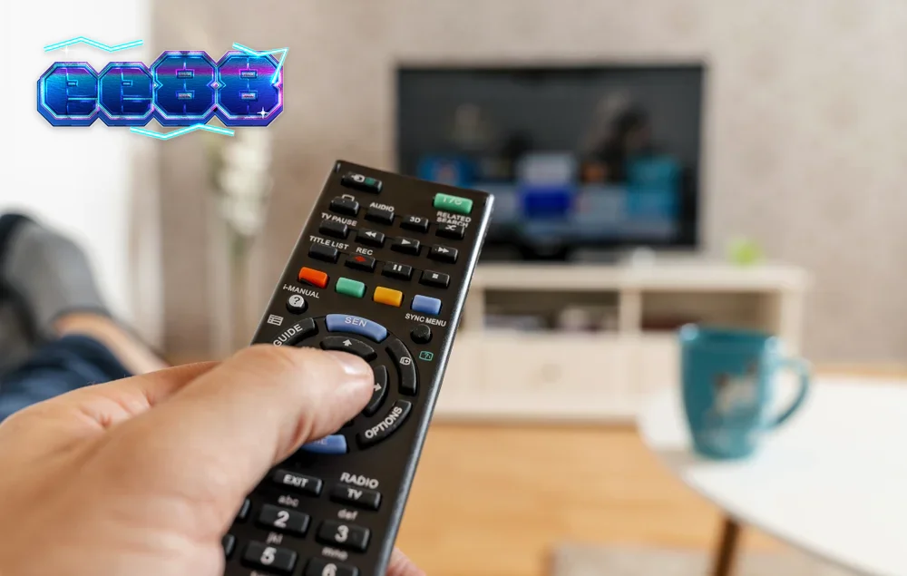Hình ảnh minh họa về quảng cáo trò chơi slot trên truyền hình